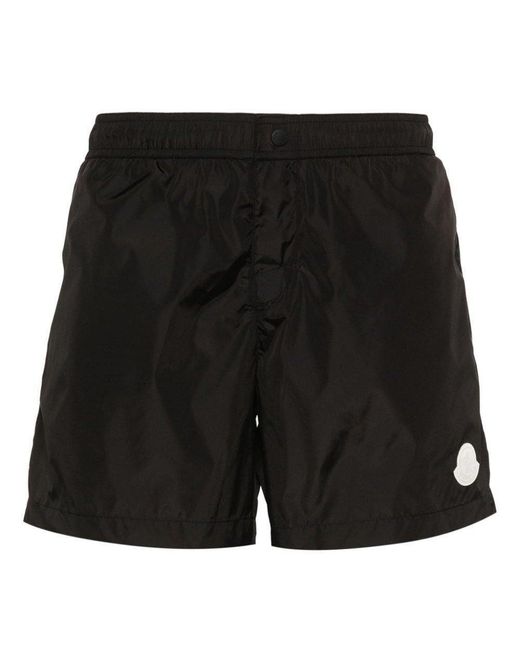 Moncler Black Beachwear for men