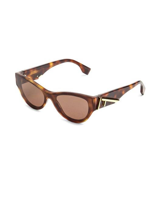 Fendi Brown Fe40135I 53E Sunglasses