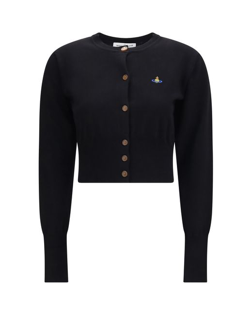 Vivienne Westwood Blue Cropped Cardigan Bea Cotton