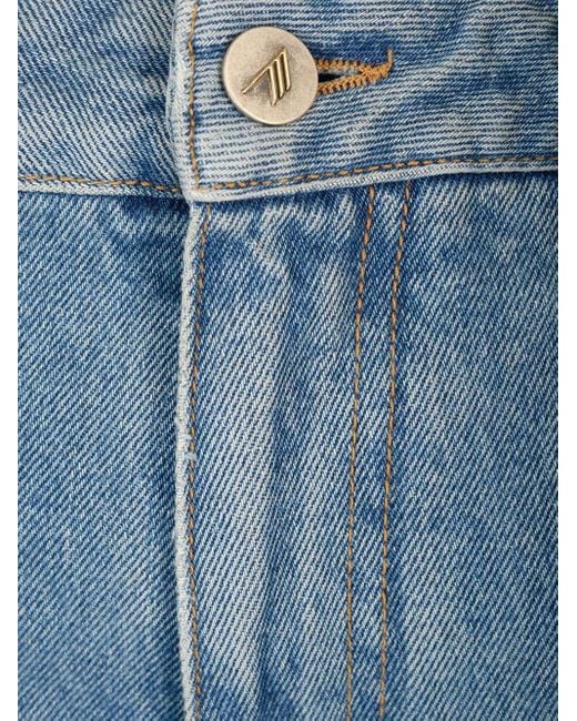 The Attico Blue Fern Multi-Pocket Jeans