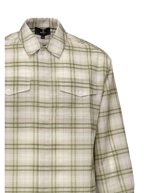 Represent Natural Flannel Check Shirt for men