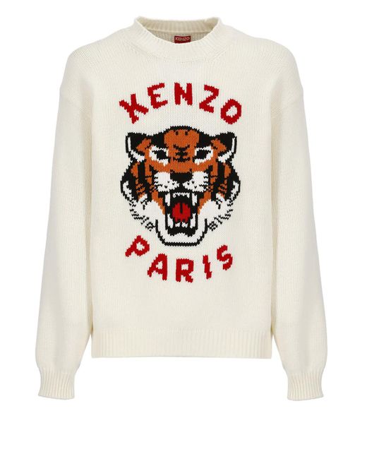 KENZO White Sweaters for men
