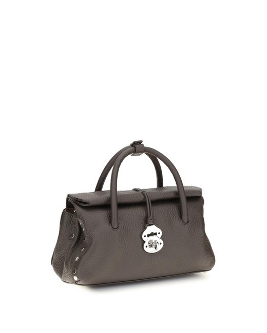 Zanellato Multicolor Dotta Centauro Shoulder Bag Calf Leather Bos Taurus