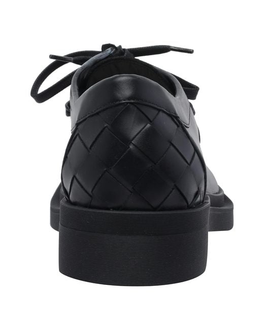 Bottega Veneta Black Laced Up Shoes for men
