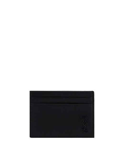 Saint Laurent Black Card Holder for men