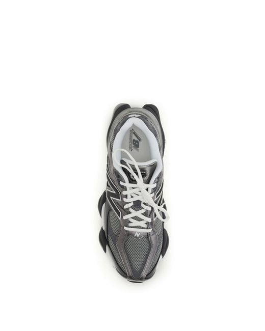New Balance White Sneakers Abzorb Pod 9060 Upper Fabric Trainers