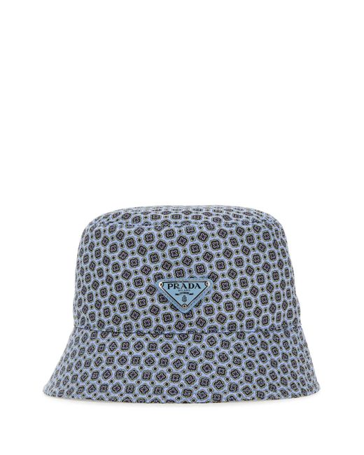 Prada Blue Cappello for men