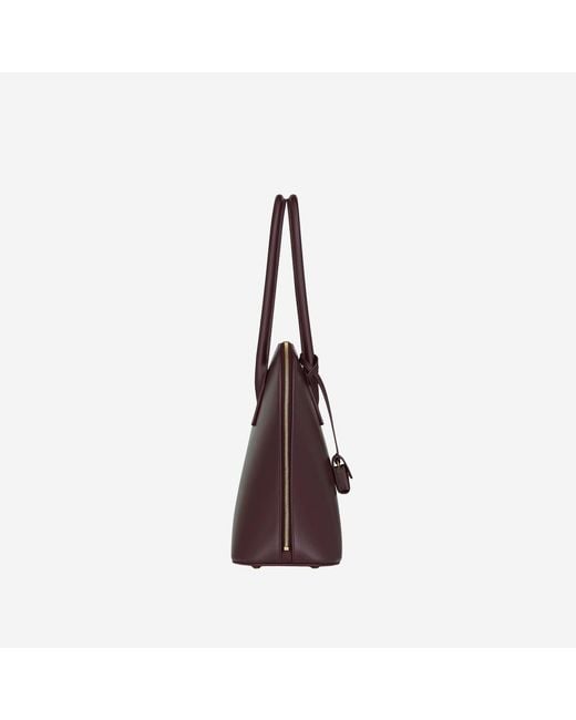 Saint Laurent Purple Leather Sac De Jour Bag Handbags