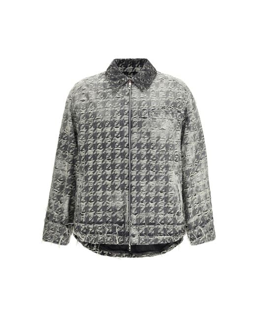 DIESEL Gray D-Elmo-Fsh Jacket for men