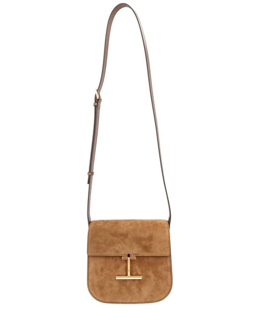Tom Ford Natural Mini Tara Bag Leather Shoulder