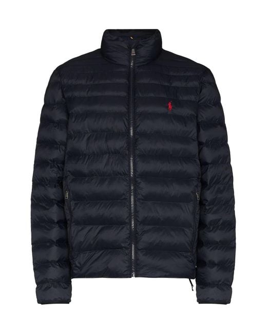 Polo Ralph Lauren Synthetic Light Weight Puffer Jacket in Blue for Men ...