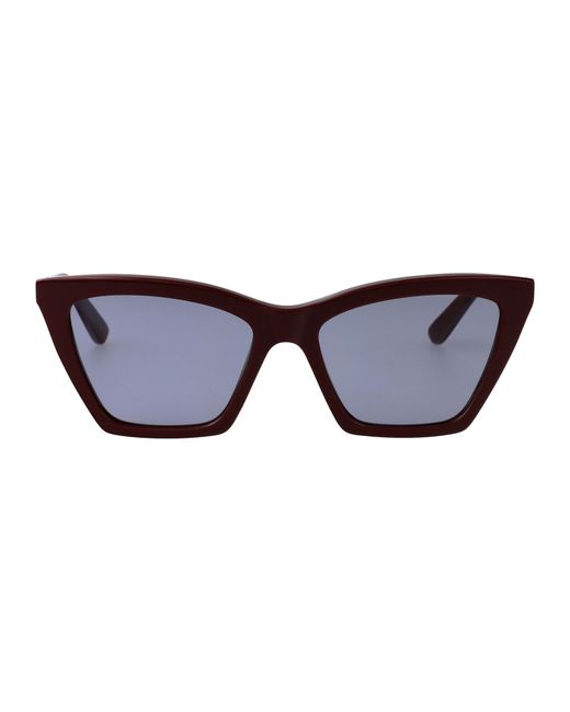 McQueen Blue Am0536S 004 Recycled Acetate Sunglasses