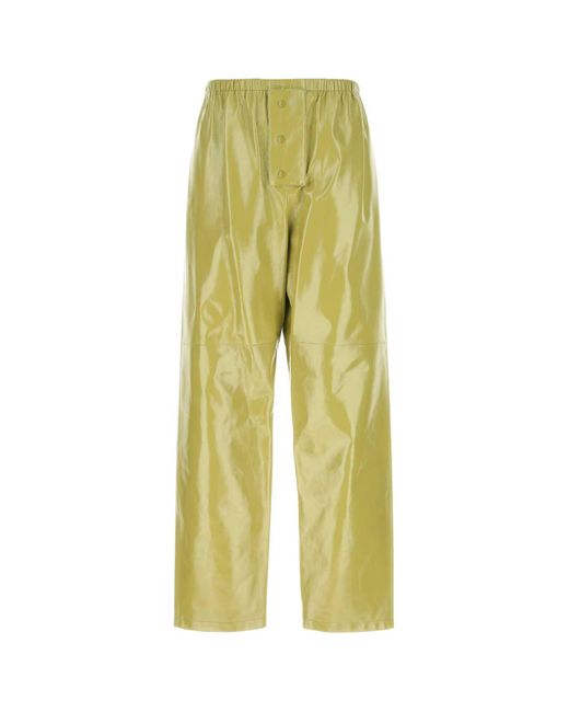 Prada Yellow Pantalone for men