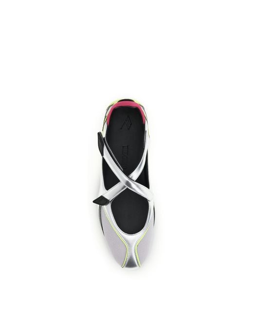 The Attico White Floor 01 Ballerinas