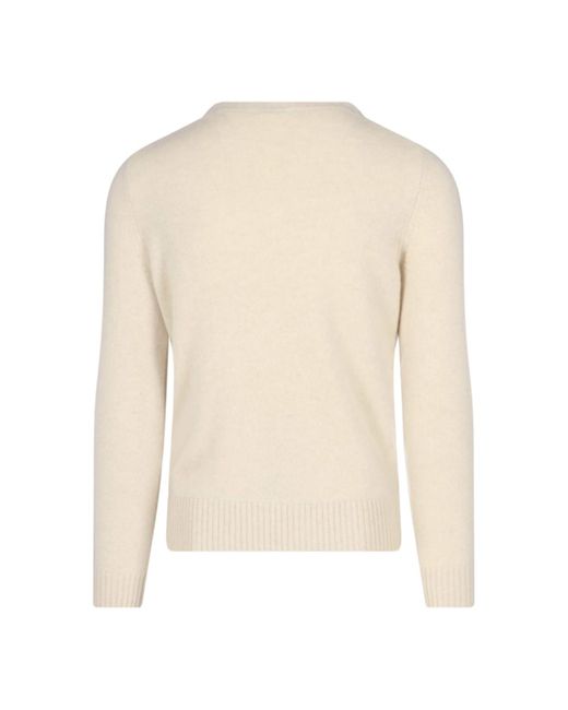 Malo White Sweater for men