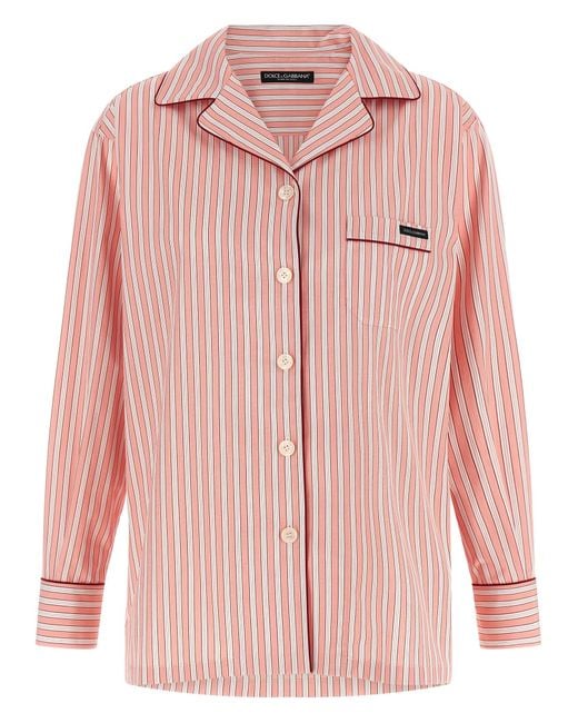 Dolce & Gabbana Pink Dolce & Gabbana 'Vanity' Shirt