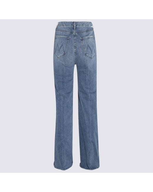 Mother Blue Cotton Jeans
