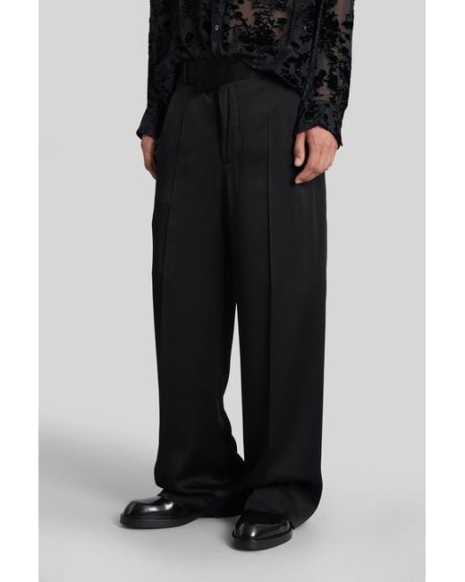Ann Demeulemeester Black Cyrus Pants for men