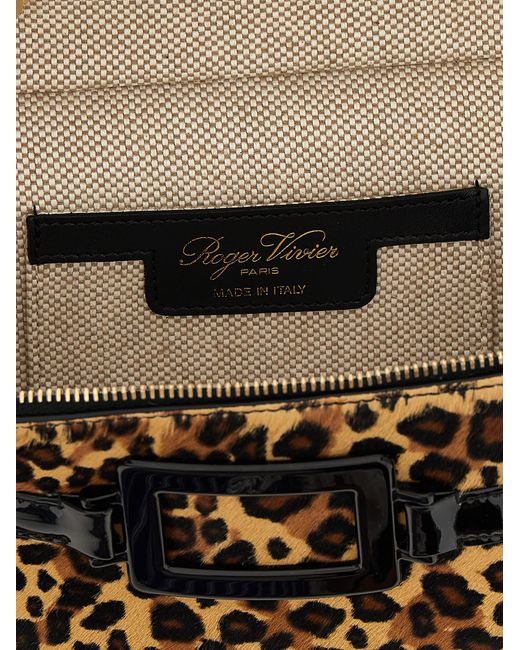Roger Vivier Black Belle Vivier Vanity Mini Handbag