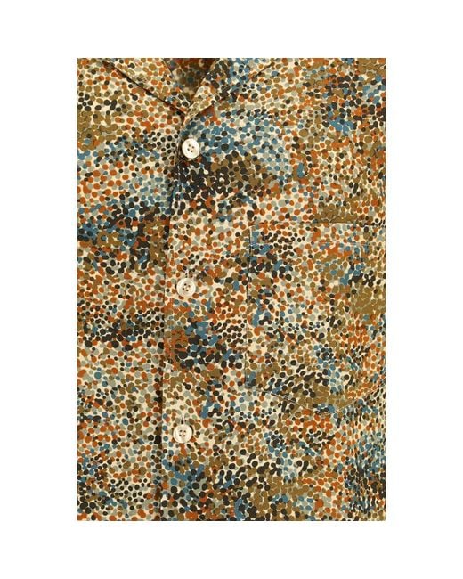 Saint Laurent Multicolor Viscose Pattern Shirt for men
