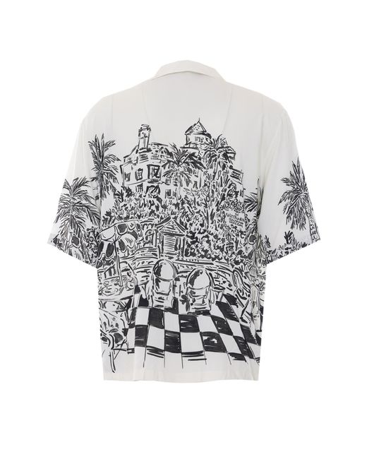 Amiri Gray Shirts Silk for men