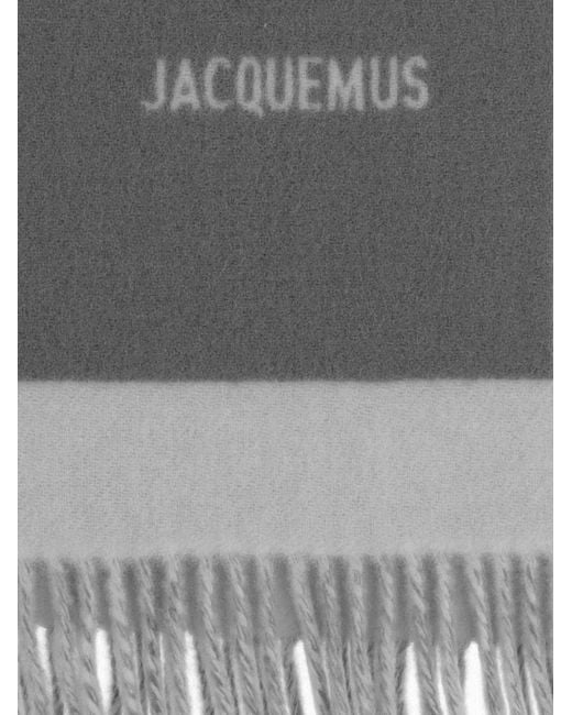 Jacquemus Gray L'echarpe Scarf