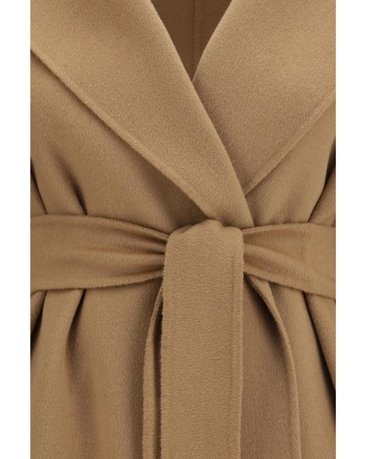 Max Mara Natural Long Robe Coat