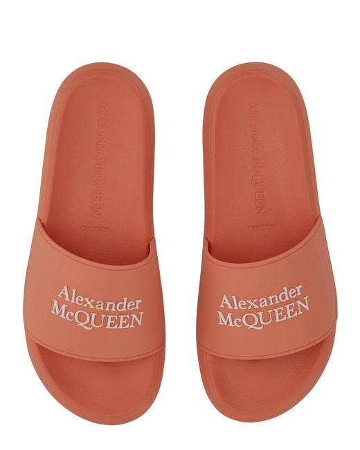 Alexander McQueen Pink Slippers