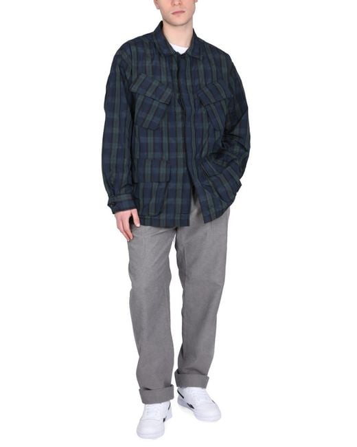 Engineered Garments Gray Pants With Pleats for men