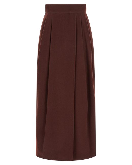 Max Mara Brown 'Zattera' Skirt