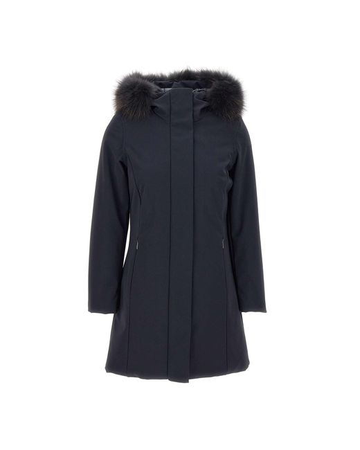 Rrd Blue Winter Long Fur Jacket
