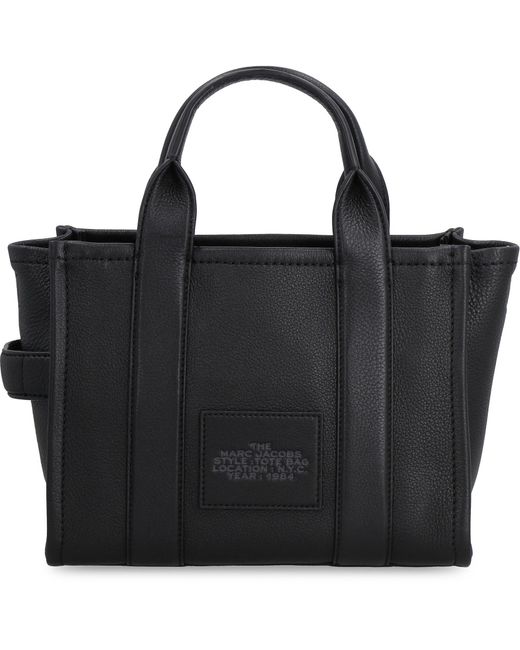 Marc Jacobs Black Small Leather Tote Bag Cowhide