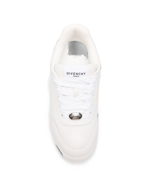 Givenchy White Yard Leather Sneakers for men