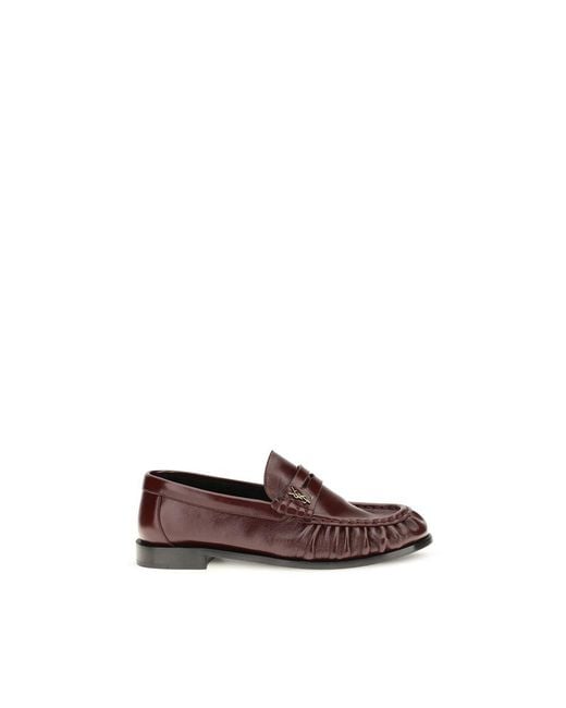 Saint Laurent Brown Bordeaux Lamb Ovis Aries Aries Slip