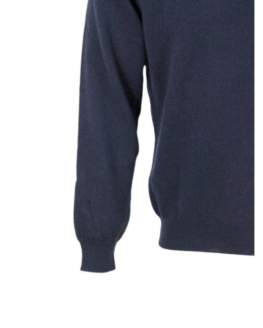 FILIPPO DE LAURENTIIS Blue Sweater for men