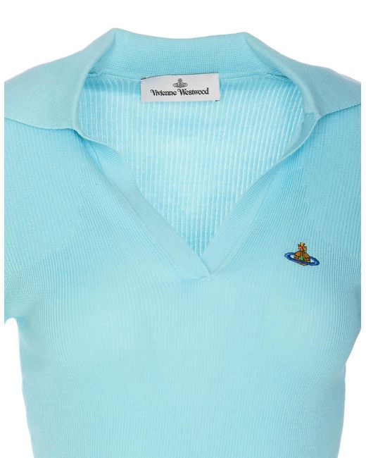 Vivienne Westwood Blue T-Shirts And Polos