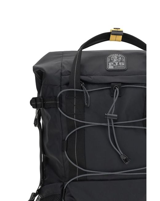 Parajumpers Black Hari Backpack for men