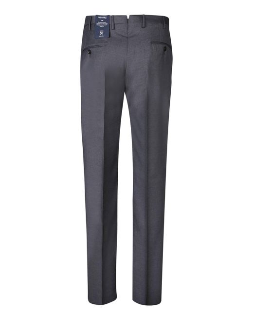 Incotex Blue Slim Fit Trousers for men