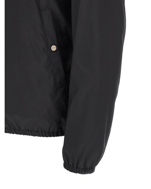 Herno Gray Reversible Bomber Jacket for men