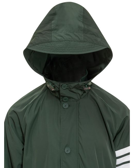 Thom Browne Green Trench & Parka for men