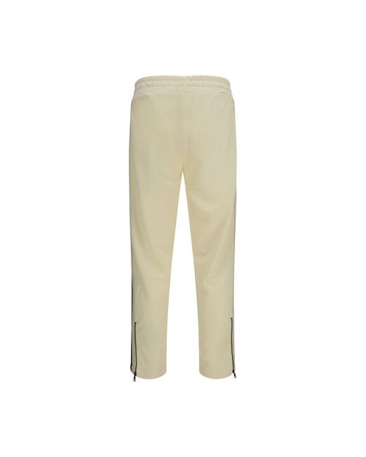 Palm Angels Natural Beige Polyester Athletic Pants for men