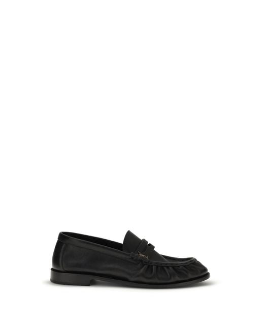 Saint Laurent Black Loafers Le Loafer Calf Leather for men