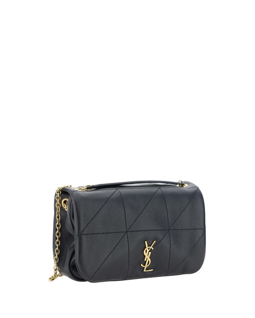 Saint Laurent Gray Jamie Shoulder Bag Lambskin