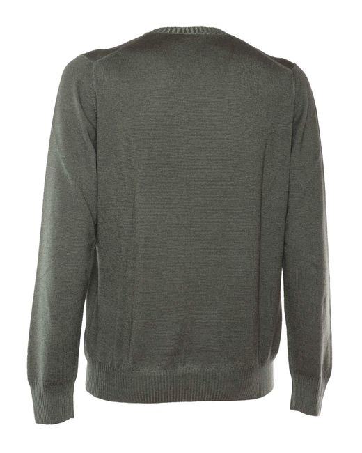 Fay Green Rounded Sweater for men