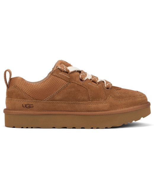 Ugg Brown Sneakers Lo Lowmel Suede Leather Trainers