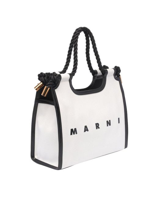 Marni White Marine Bags