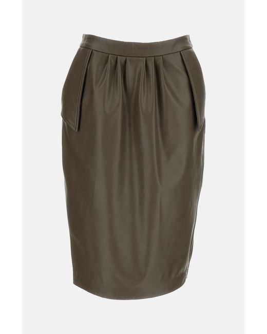Stella McCartney Green Altermat Midi Skirt