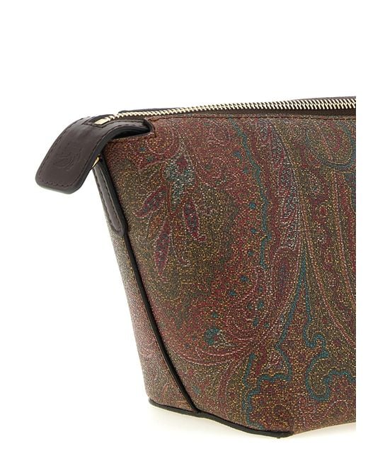 Etro Brown Cotton Crossbody Bag