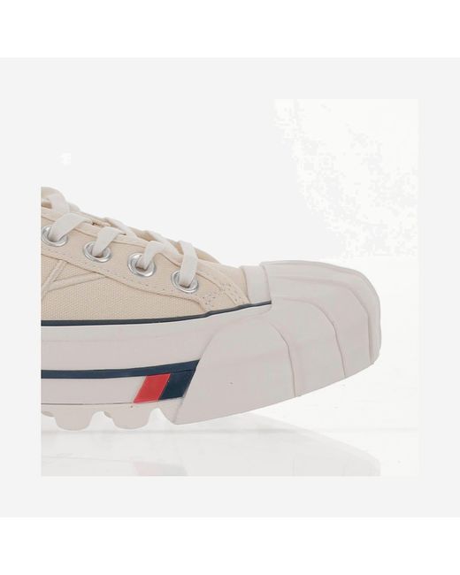 Pro Keds White Royal Intrepid Fabric Sneakers
