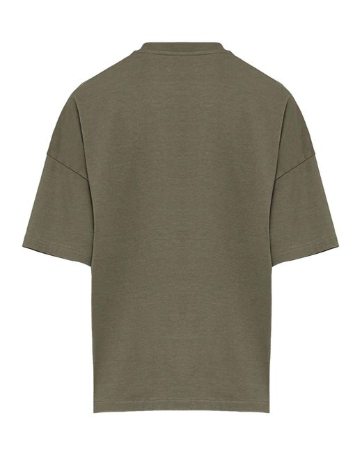 Jil Sander Gray Green Cotton T-shirt for men